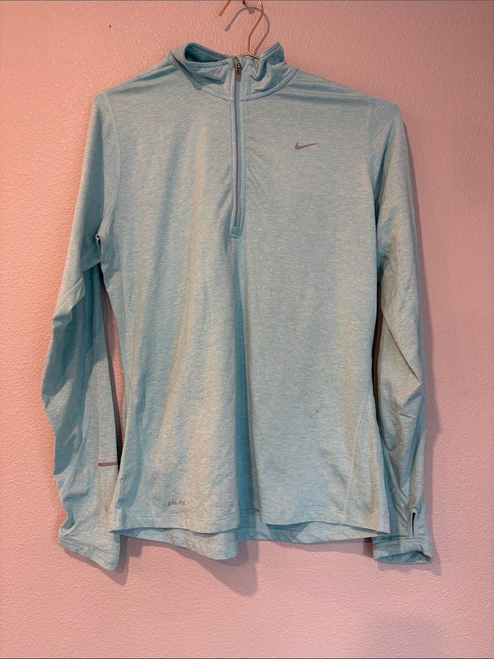 Nike Light Blue Women’s Half-Zip Performance Hoodie